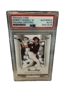 ROBERT HASSELL III signed (Washington Nationals) Perfect Game Card PSA 84610538 - Picture 1 of 2