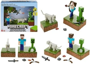 Minecraft Scaredy Creeper Story Pack with Figures Weapons Ages 6+ Toy Sword Gift - Picture 1 of 8