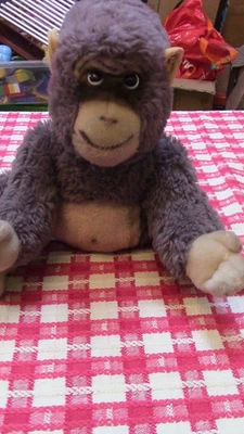 Antique Steiff Gorilla Gora Dralon 6625,05 1961 - 1963 24cm - Image 1 of 4