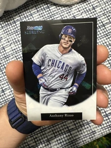 Anthony Rizzo Bowman Sterling 2019 Atomic Black Refractor /10 - Picture 1 of 6