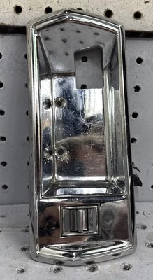 1971 - 1974 Buick Electra Lesabre Riviera Door Handle Backing Trim RH Chrome - Image 1 of 3