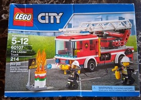 LEGO City Firetruck 60107 100% Complete Damage To Box Doesn't Affect Contents