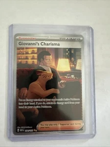 Giovanni's Charisma 204/165 Special Illustration Rare Scarlet & Violet 151 NM/M - Picture 1 of 2