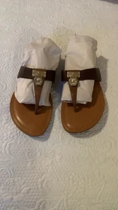 Sandali Michael Kors marrone e marrone taglia 8M - Foto 1 di 20