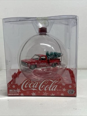 Chevrolet Silverado C10 Coca-Cola 1974 1/64 M2 Stepside adorno de Navidad persecución Foto 1 de 2