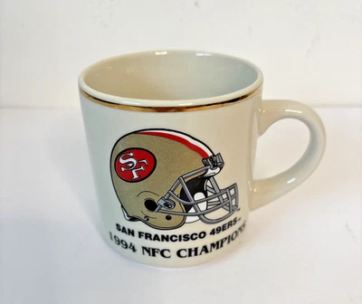 Caneca vintage San Francisco 49ers 1994 NFC champions 75th Super Bowl - Imagem 1 de 4