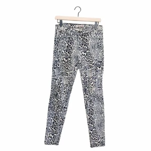 J Brand Snow Leopard Animal Print Stretchy Skinny Leg Pants 27 - Picture 1 of 9