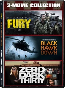 Black Hawk down / Fury / Zero Dark Thirty - Set (DVD) Brad Pitt (US IMPORT) - Picture 1 of 1
