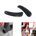 2Pcs 11cm black plastic shoehorn shoe horns spoon shoes accessories .mz WY1