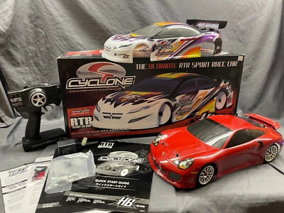 Cyclone HPI 1:10 Scale RC Car 4WD In Box Dodge Stratus w/ Porsche 911 Body 2006 - Image 1 of 4