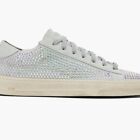 New P448 Jack Sneaker Strass Embellished Crystal Shoes Womens Size 7 Retail $345
