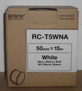 Epson RC-T5WNA Tape Cartridge White 50mmx15m C53S634001 für Labelworks Pro 100 - Picture 1 of 1