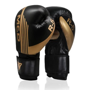 Neu Profi R5 Gold Schwarz Günstige MMA Boxhandschuhe für Herren Damen und Erwachsene - Bild 1 von 9