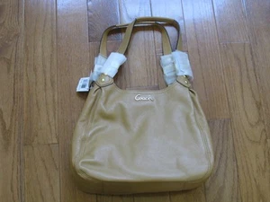 NWT Coach Ashley Leather Hobo Handbag Purse F21926 Camel - Picture 1 of 3