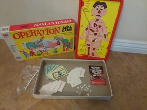Vintage 1965 Operation Skill Game Smoking Doctor Milton Bradley 4545 Complete - Picture 1 of 24