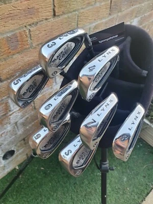 GENTS RIGHT HAND LYNX BLACK CAT 15•5 IRONS REFURBISHED - Image 1 of 4