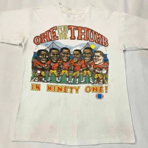 NFL San Francisco 49ers Caricature Football White Shirt Unisex Men Women KV30634 - Picture 1 of 2