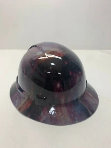 Hydro Printed Galaxy Lift Briggs HBFC-7G Full Brim Vented Hard Hat - Picture 1 of 7