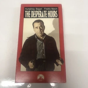 The Desperate Hours (1989) VHS Humphrey Bogart • Fedric March • Paramount - Picture 1 of 7