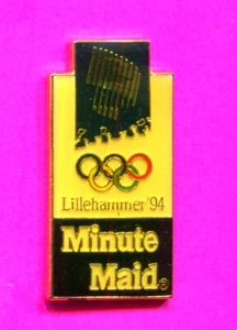 1994 LILLHAMMER OLYMPIC PIN MINUTE MAID PIN COCA COLA PIN - Picture 1 of 1