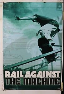 Rail Against The Machine rare Skater Poster 24.25" X 36.50" NOS (b270) - Picture 1 of 3