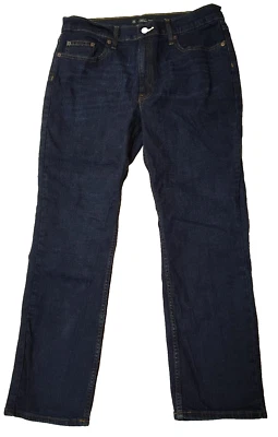 Members Mark Jeans Straight Fit Premium Denim Pants Stretch Blue Mens 34x29" - Image 1 of 4