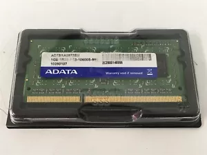 Adata 1GB SODIMM Laptop RAM 1RX8 PC3-10600S-999 AD73I1A0873EU - Picture 1 of 2