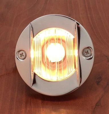 BARCO MARINO POPA LUZ ACERO INOXIDABLE A PRUEBA DE SALPICADURAS MONTAJE EMPOTRADO Foto 1 de 4