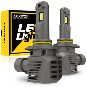 2PCS AUXITO 9006 HB4 Headlight LED Bulb Conversion Kit Super White High Low Beam - Picture 1 of 11
