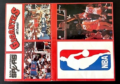 Tarjeta Logoman 1987 Michael Jordan Gigantes NBA PANEL #34 ULTRA RARA Foto 1 de 4