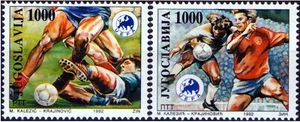 Yugoslavia 1992 ☀ Football Euro cup Sweden set ☀ MNH ** - Picture 1 of 1