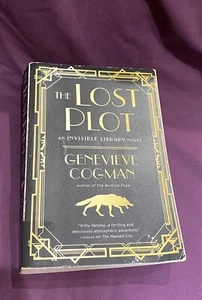 The Lost Plot An Invisible Library Novel Genevieve Cogman Book 1920s Dragons - Picture 1 of 5