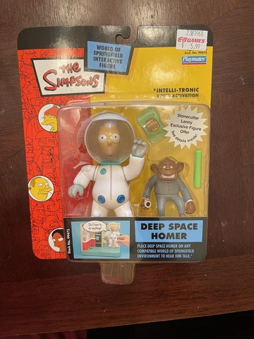 The Simpsons DEEP SPACE HOMER figure Series 15 World of Springfield NEW SEALED Cover