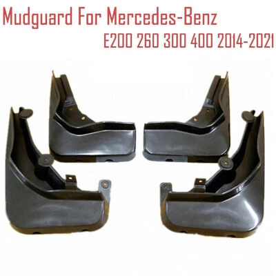4pcs Heavy Duty Molded Splash Mud Flaps Guards Fenders For Mercedes-Benz E300 - Imagem 1 de 4