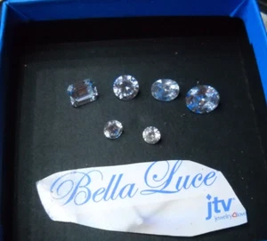 6 different shaped Bella Luce loose diamond simulants stones - Picture 1 of 3