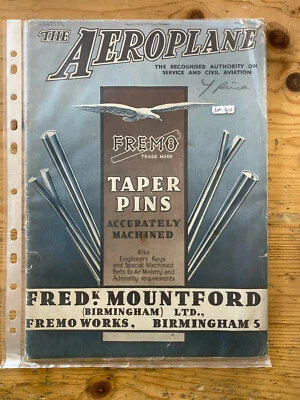 The Aeroplane  Magazine Vintage Britain's Aircraft Industry 1942 - Image 1 of 2