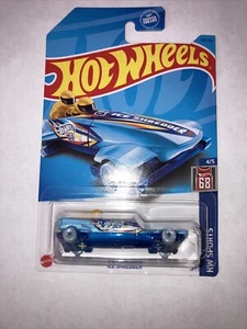 2023 Hot Wheels Ice Shredder #113 Metalflake Blue HW Sports 4/5 Bobsled Racer - Picture 1 of 5