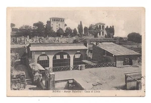 ROMA MONTE PALATINO CASA DI LIVIA ANNO 1925 CARTOLINA VIAGGIATA FP - Picture 1 of 2