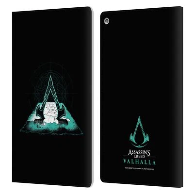 ASSASSIN'S CREED VALHALLA COMPOSITIONS LEATHER BOOK WALLET CASE FOR AMAZON FIRE - Image 1 of 4