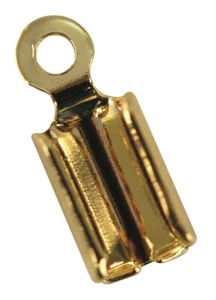 Conector Para Cuerdas De Joyería, 4Mm, 4 Pzas, Oro - Imagen 1 de 2