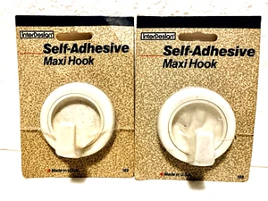 InterDesign: Self Adhesive Maxi Hook lot of 2 MISP NEW old stock - Picture 1 of 2