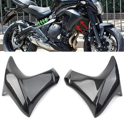 Injection Left & Right Radiator Cover Panel Fairing For Kawasaki ER6N 2012-2016 Foto 1 de 4