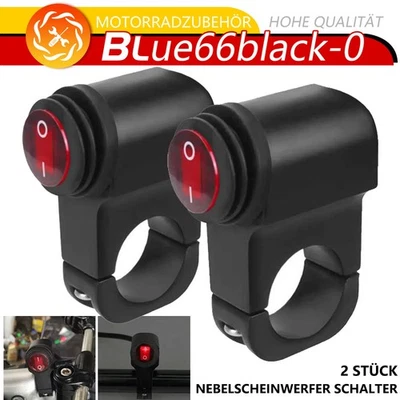 AUCHIVES 12V Motorrad Lenker Scheinwerfer Lichtschalter On/off Ein/Aus Schalter Switch