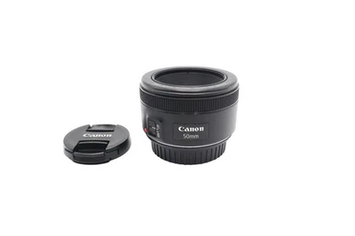 Canon 50mm Prime Lens f/1.8 STM EF Sharp, Portrait, Full Frame, Good REFURBISHED - Image 1 of 4