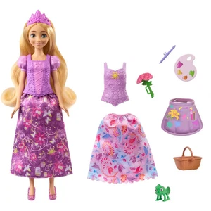 Disney Princess 2-in-1-Geschichten Rapunzel-Modepuppe mit 2 Oberteilen zum Ankli - Bild 1 von 5