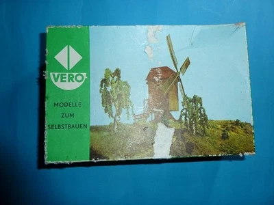 Alter VERO Bausatz Windmühle, DDR Produktion, H0 Modelleisenbahn - Bild 1 von 3