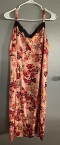 Torrid Slip Dress Women Size 1 Peach Floral Maxi Sundress Coquette Romantic - Picture 1 of 8