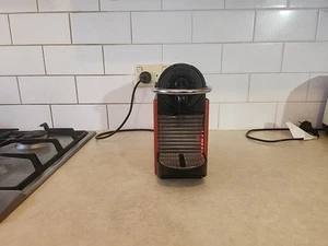Nespresso Pixie Capsule Coffee Machine by Delonghi in Red - Picture 1 of 7