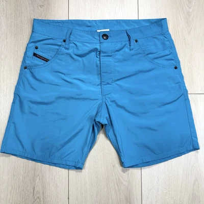 Diesel Beachwear Hombres Turquesa Pantalones Cortos de Natación Talla 32 Board Shorts Y2K De Colección Foto 1 de 4