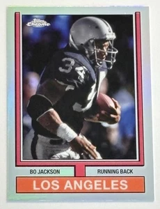 2024 Topps Chrome - 1974 Topps Football Bo Jackson #74TF-21 Refractor - Picture 1 of 2